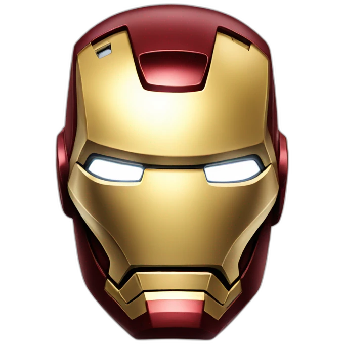 Iron man face emoji