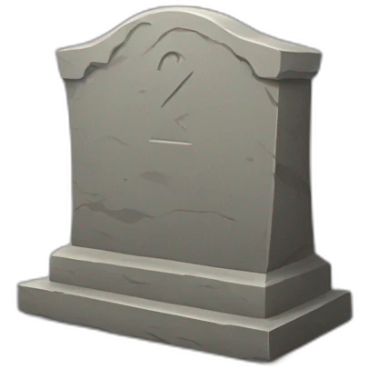 grave stone emoji