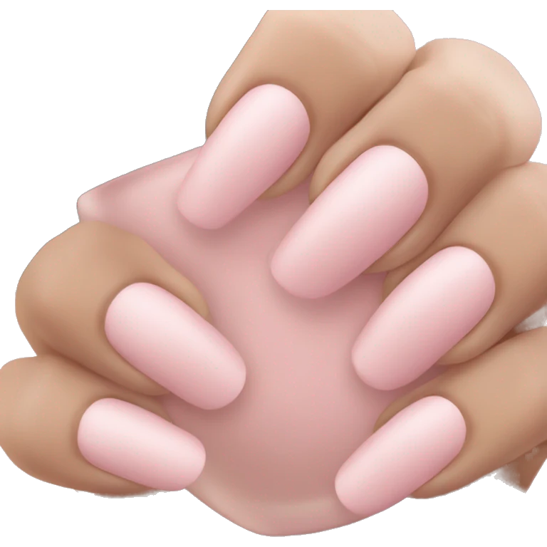 Light pink nails emoji