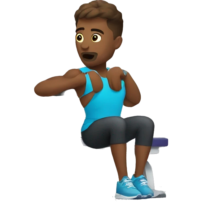 Hard workout  emoji