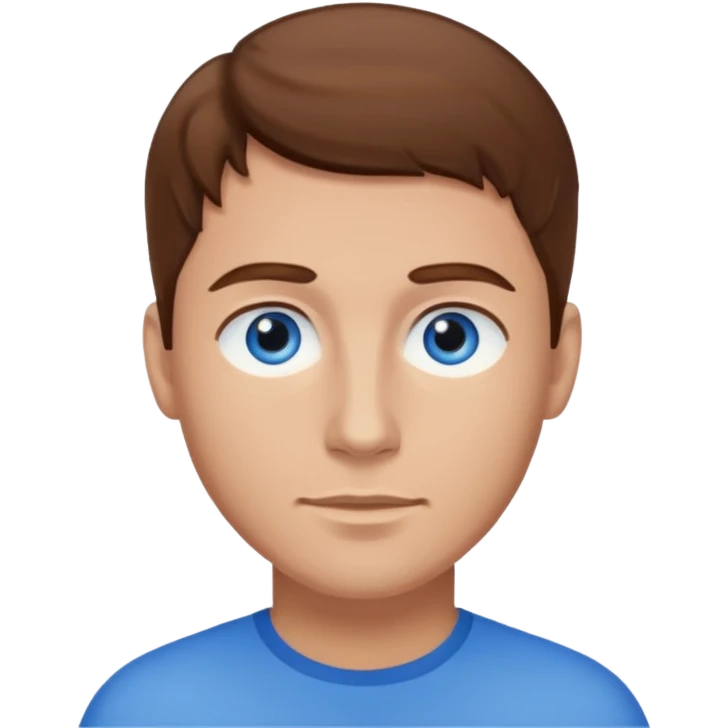 light skin pelo castaño man emoji