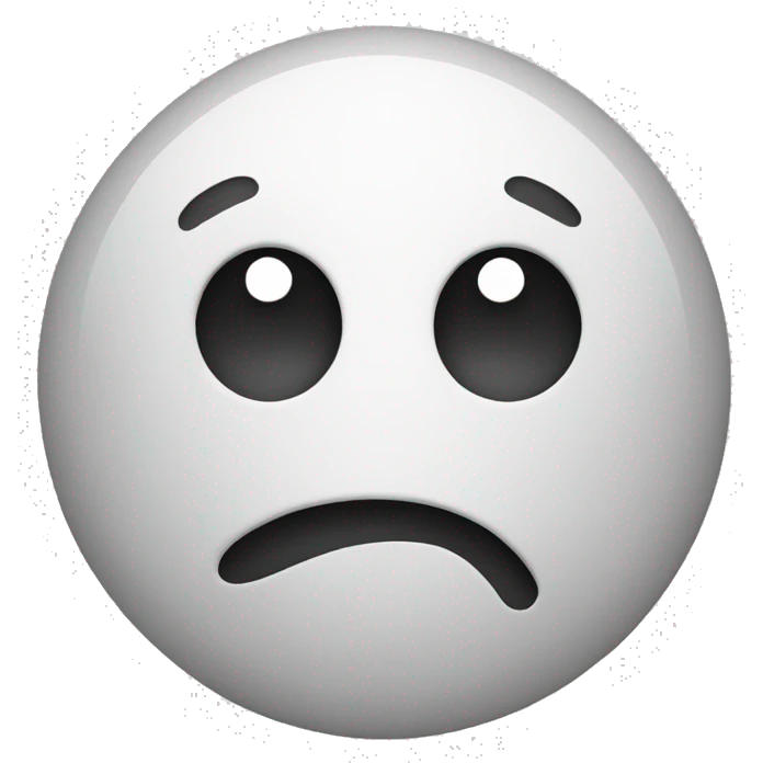 worried smiley face emoji