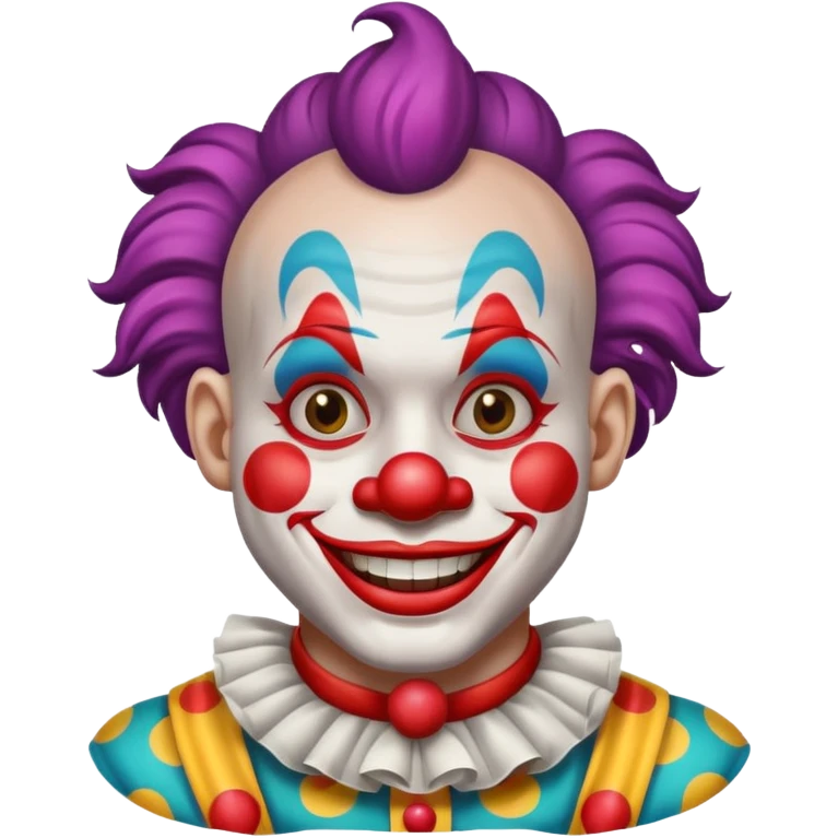 clown with tattoos emoji
