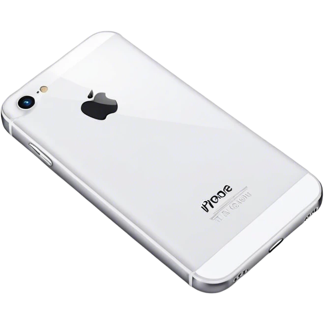 white iPhone emoji