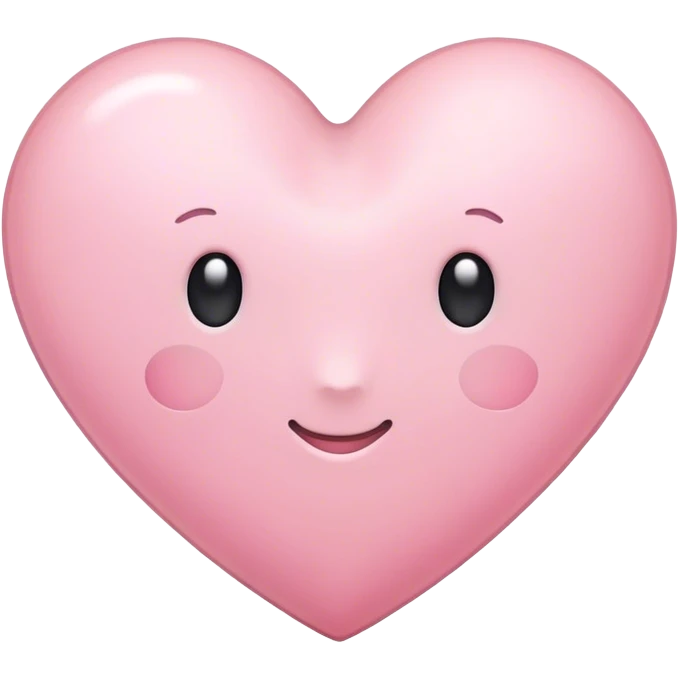 Light pink heart  emoji