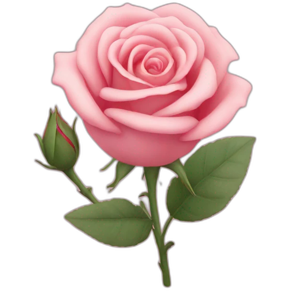 Caca rose emoji