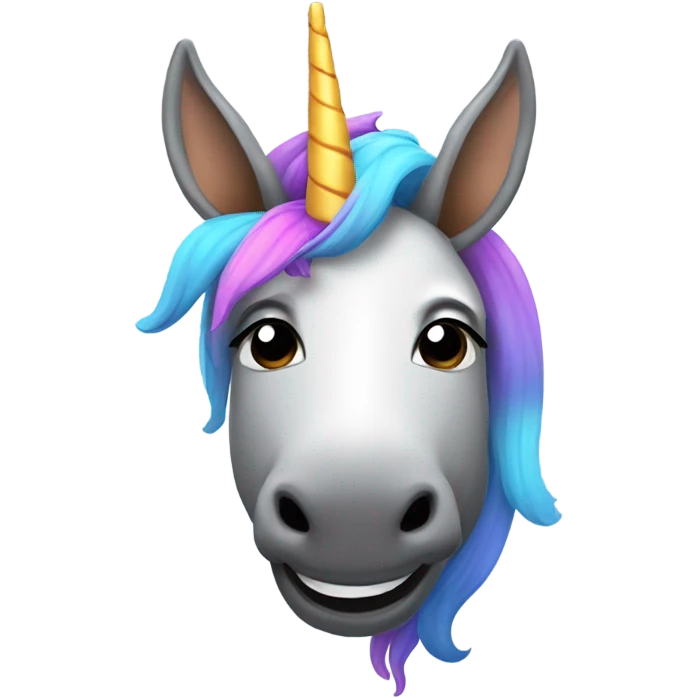 Donkey unicorn emoji