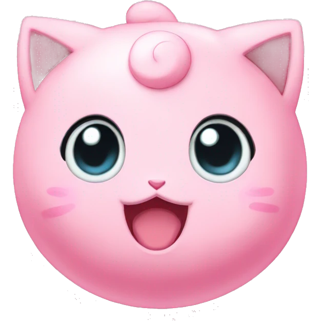 jigglypuff happy blush emoji