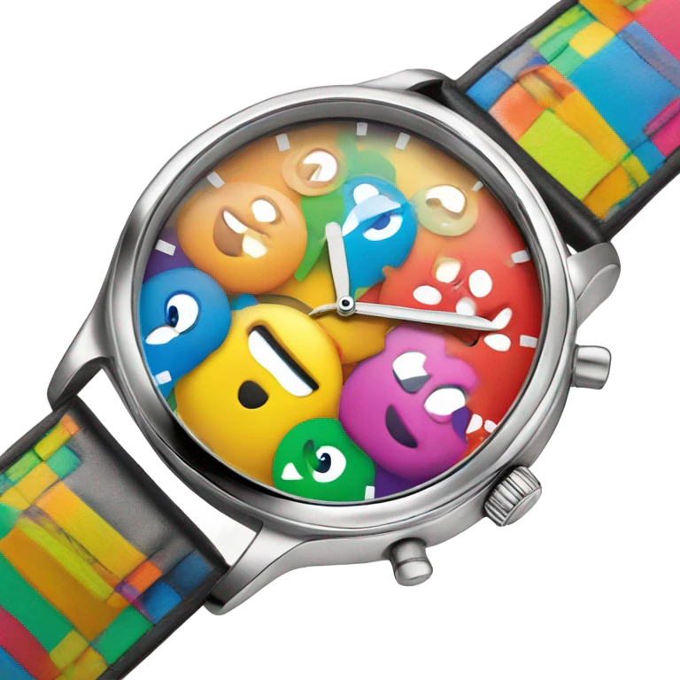 happy watch emoji