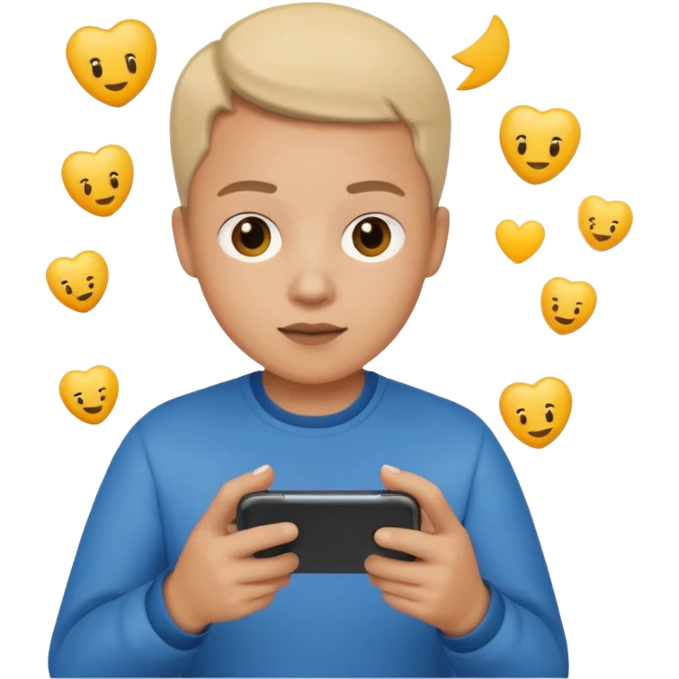 learning reading phone on tiktok with controller in had emoji