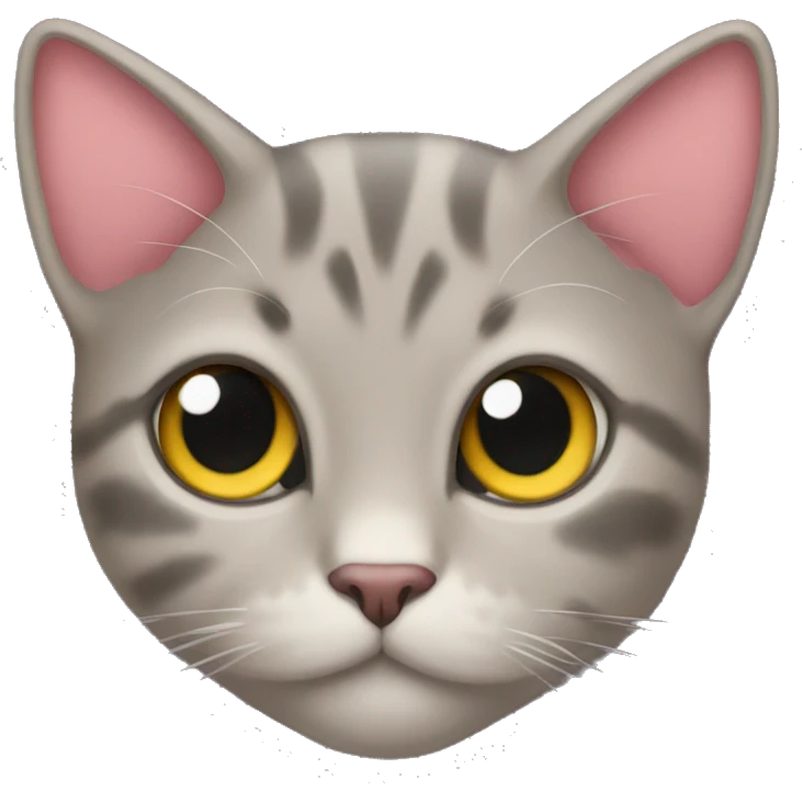 Cat with hearts instead of eyes emoji