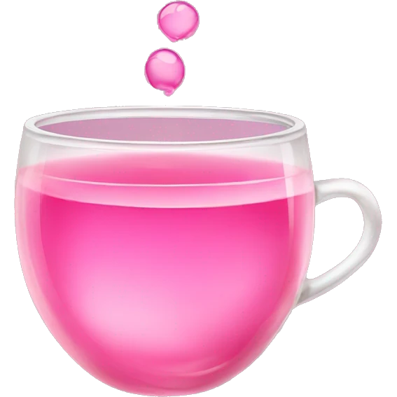 Pink bulle tea emoji