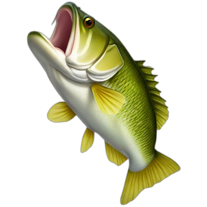 large mouth bass emoji