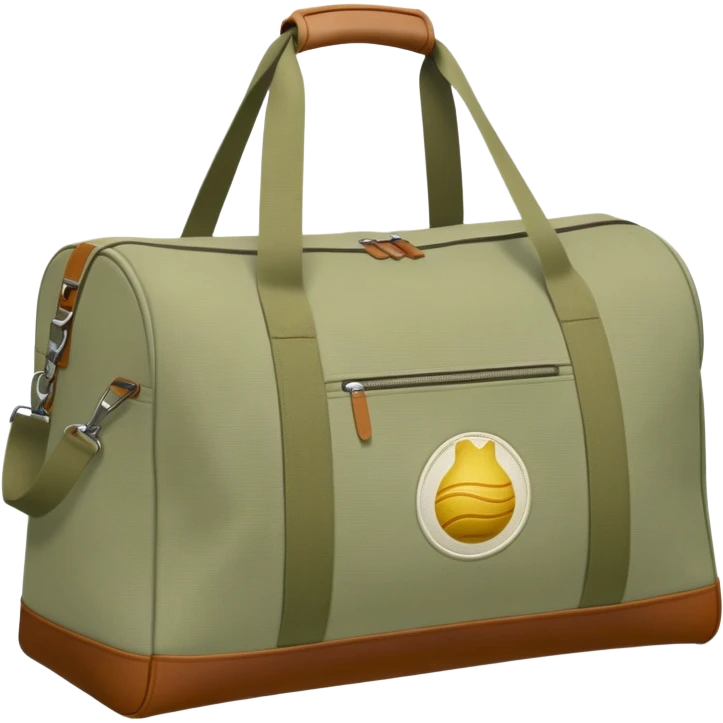 Pale olive sports bag emoji