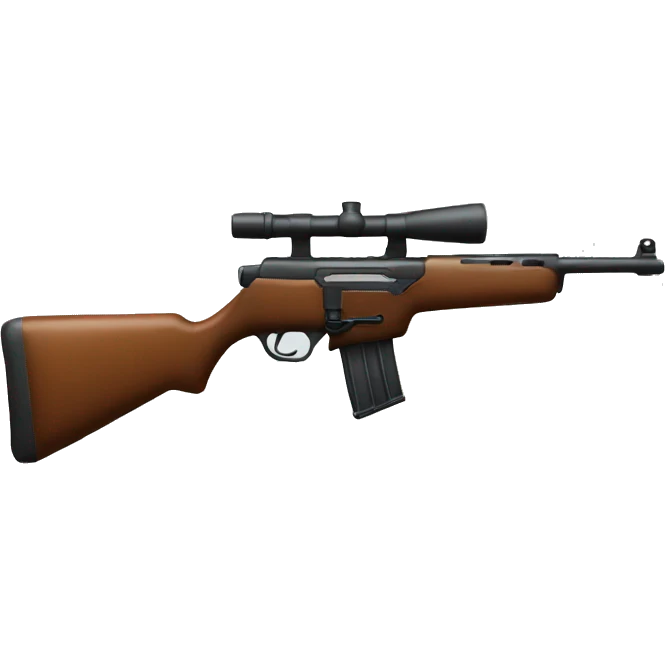 A rifle emoji