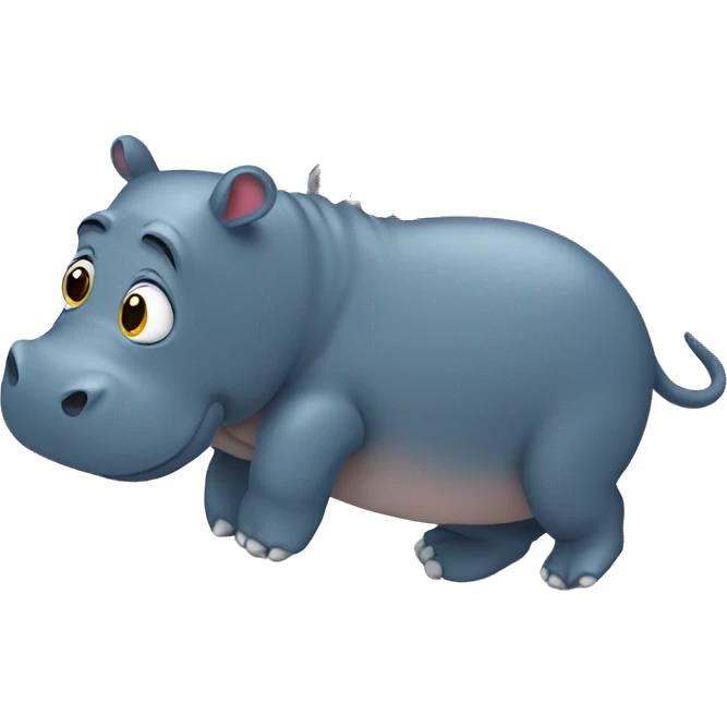 Hanging hippopotamus  emoji