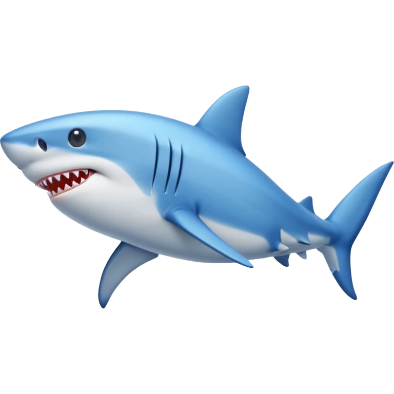 Shark with legs wearing blue shoes emoji