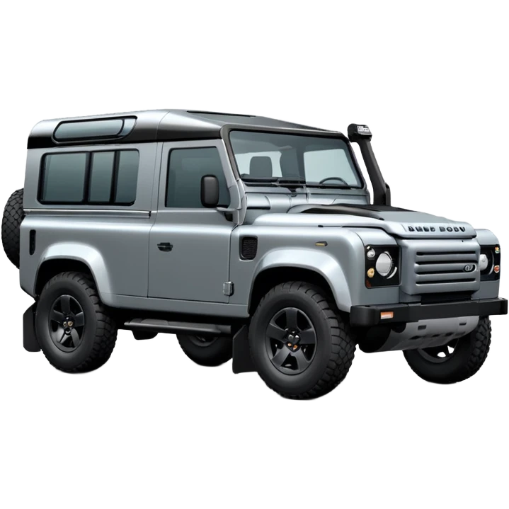 2025 my25.5 Landrover Defender in Carpathian Grey with gloss black accents emoji