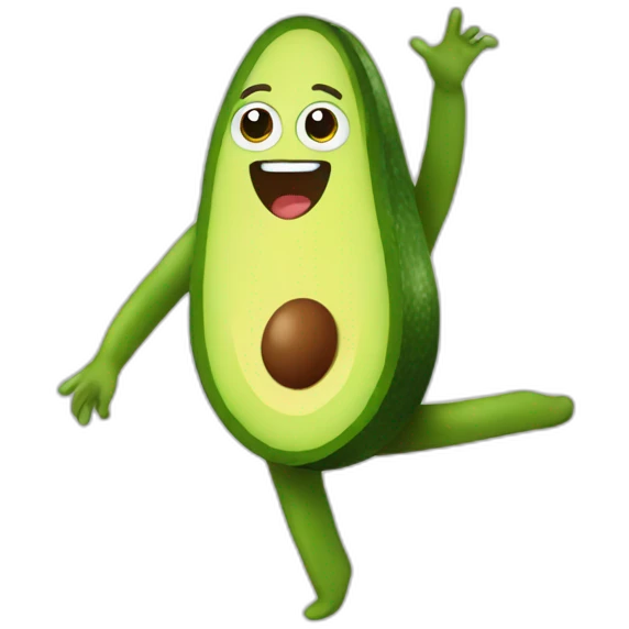 dancing avocado emoji
