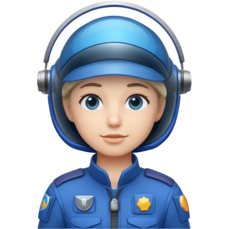 Blue-visor space mechanic emoji