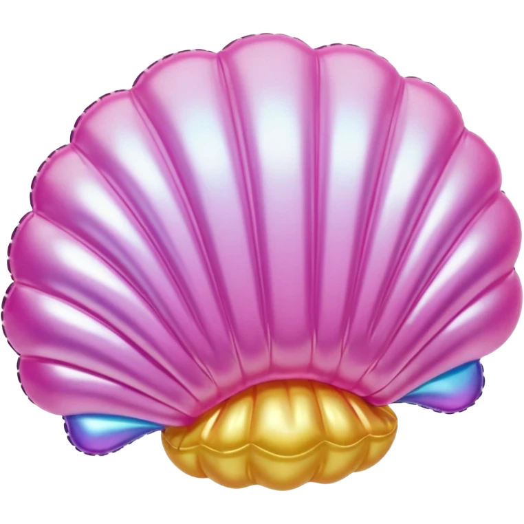 gold rococo kawaii pink inflatable puffy shell candy emoji