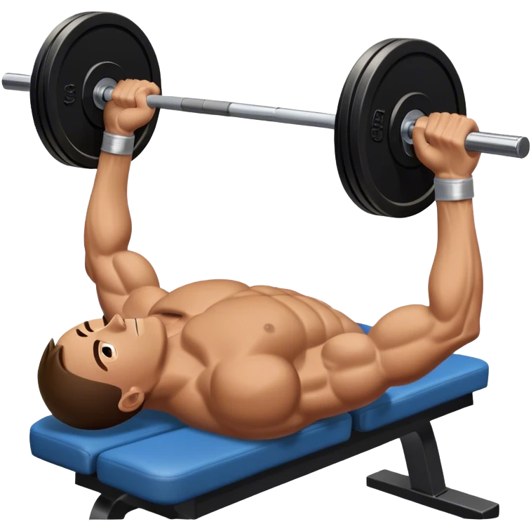 close-grip flat-benchpress emoji