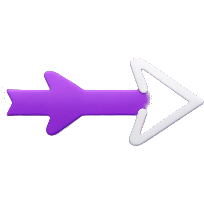 purple arrow pointing to the right  emoji