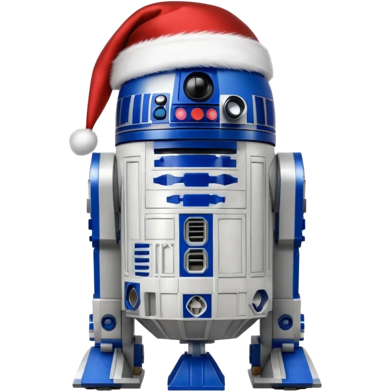r2d2 santa emoji