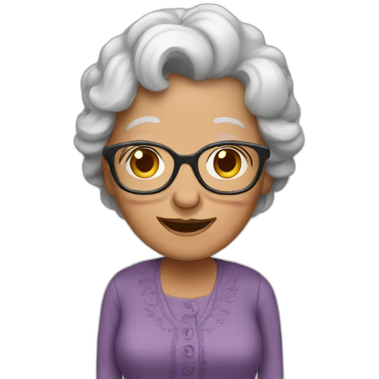 Granny emoji