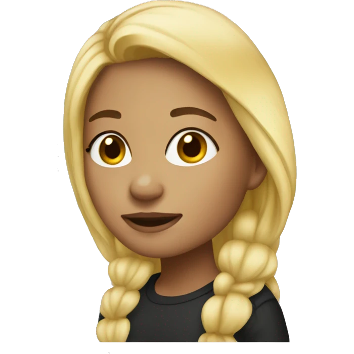 Scorpio girl with blonde hair emoji