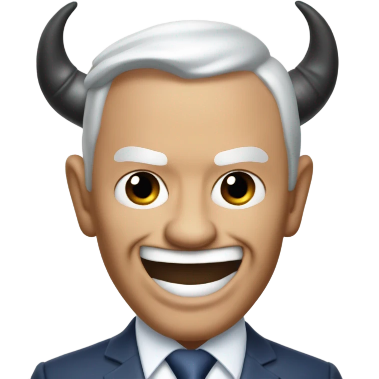 Dallas Cowboys owner Jerry Jones shaking hands with the devil  emoji