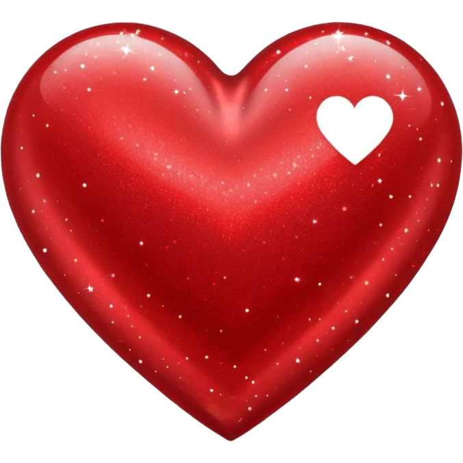New Year's themed heart emoji