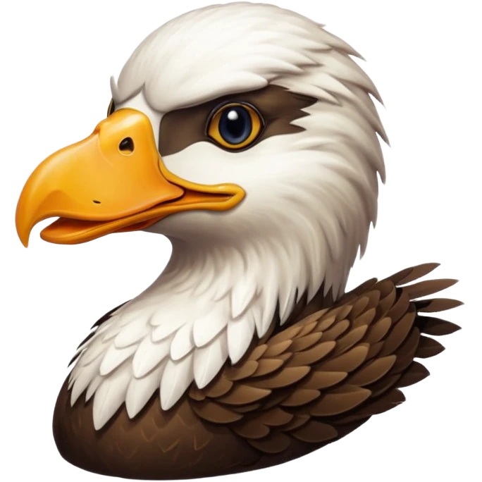 Eagle + Duck = emoji