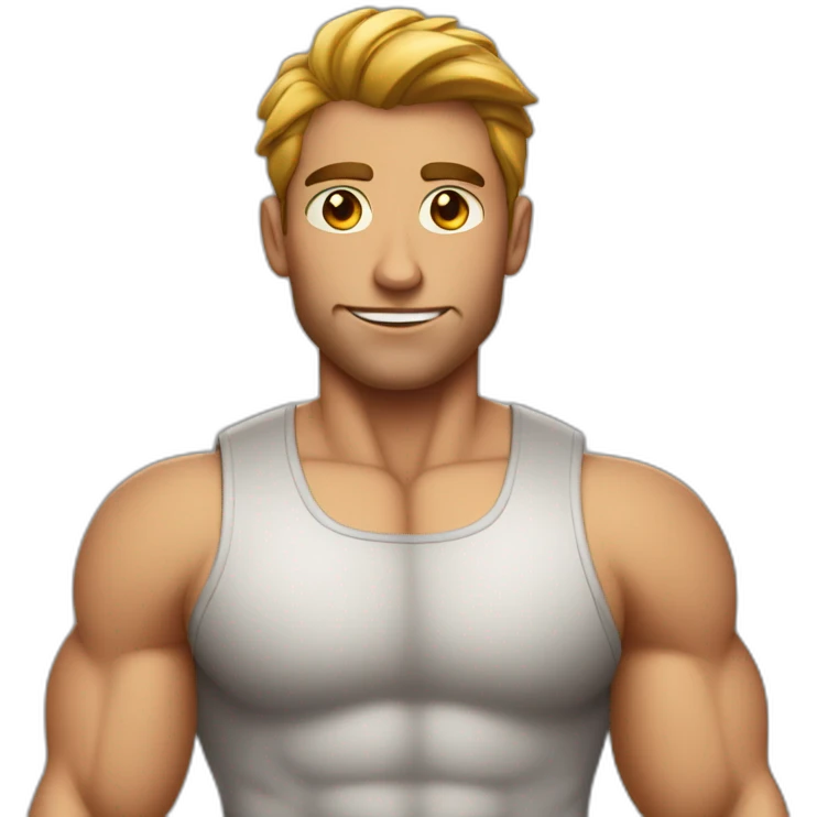 muscle-man-with-tight-shirt emoji