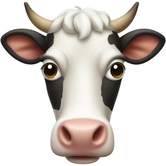 Weird cow  emoji