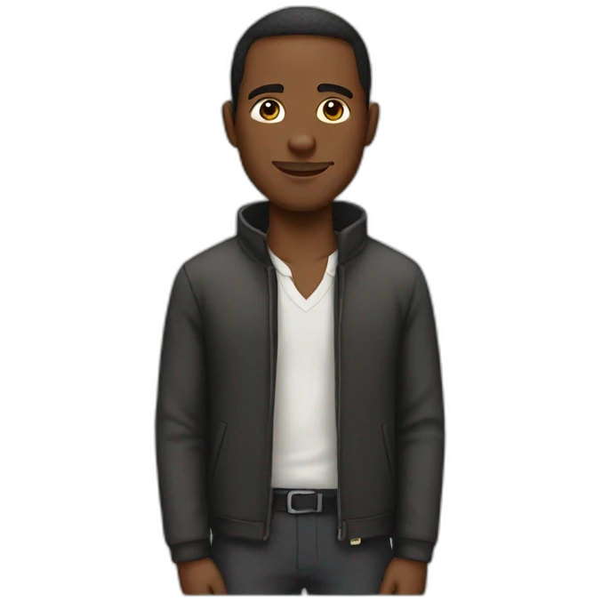 black men without slip emoji