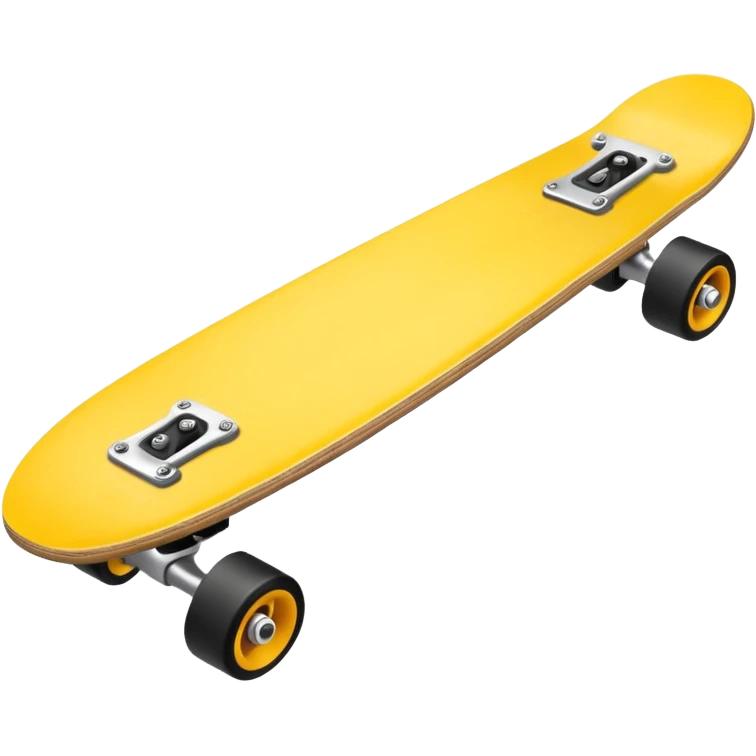 Skate board, yellow emoji