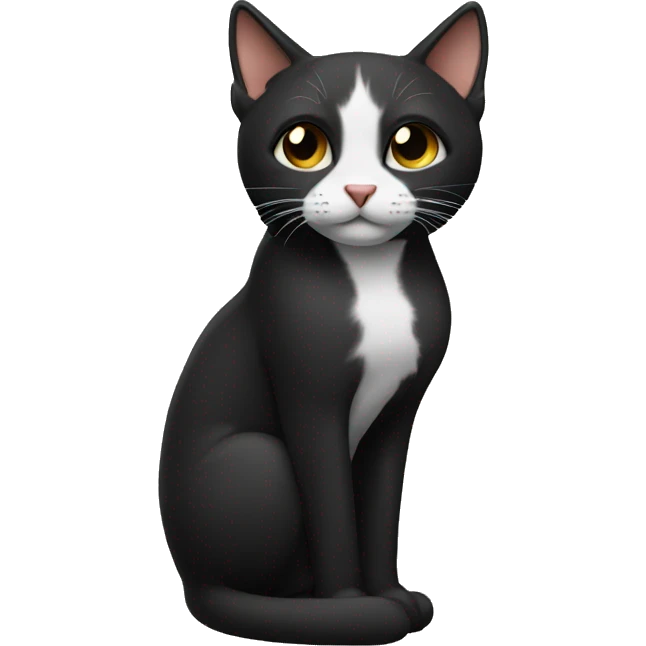 Black tonel with a cat emoji