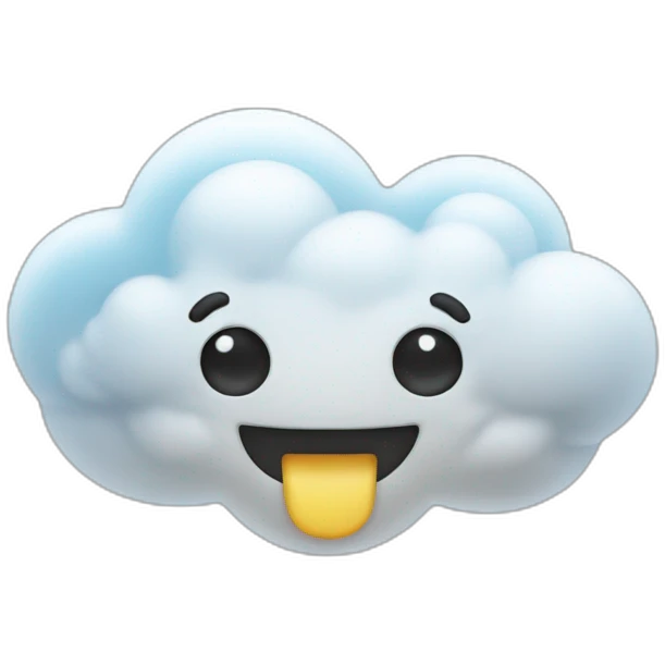 cloud tunder emoji