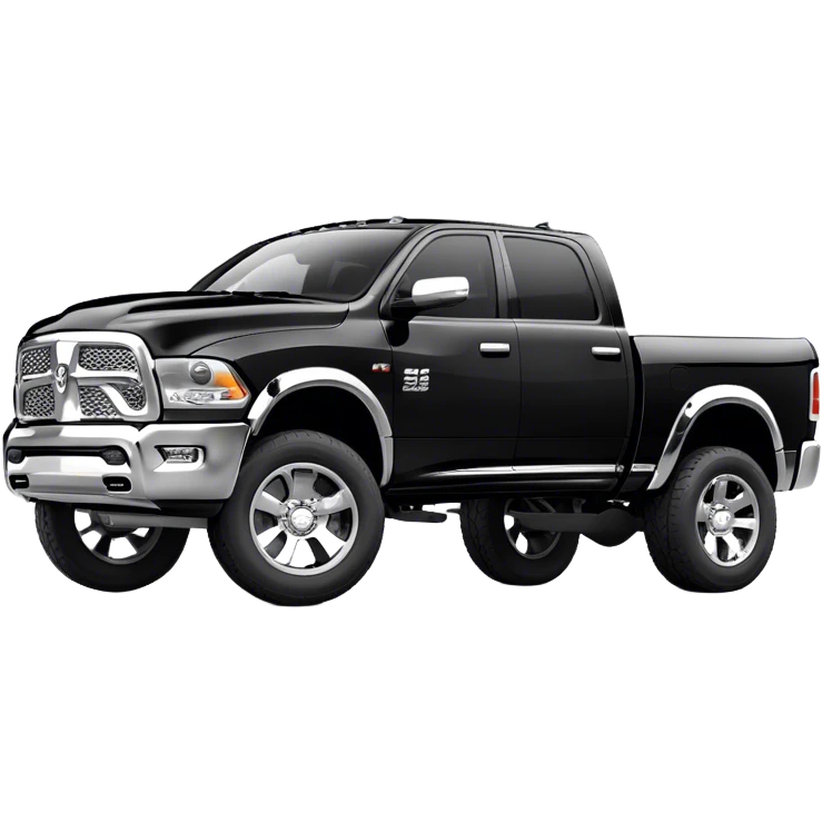 Black ram truck emoji