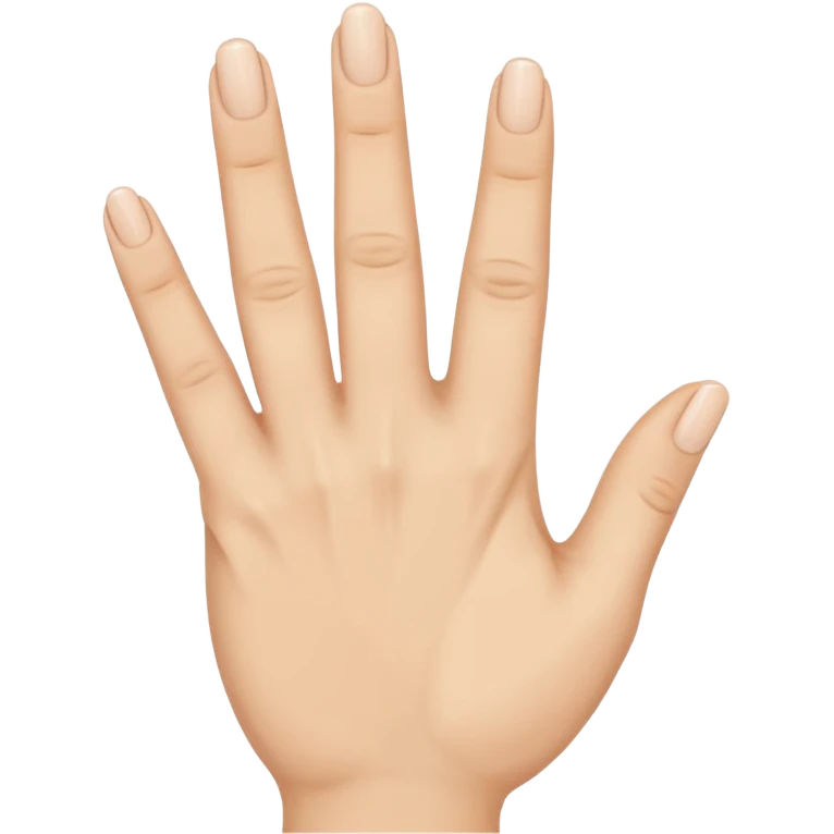 Fais-moi demain coller les unes à côté des autres. La première main gauche le pouce, l’index, majeur sont levé alors que l’annulaire et auriculaire sont repliés. Reproduit la même chose pour la main droite. emoji