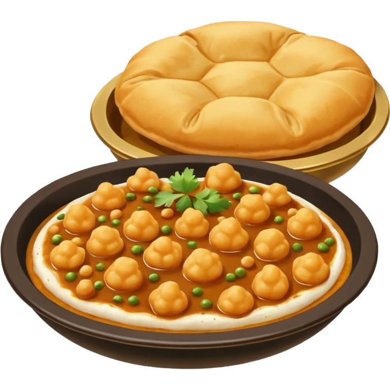 Chhole bhature  emoji