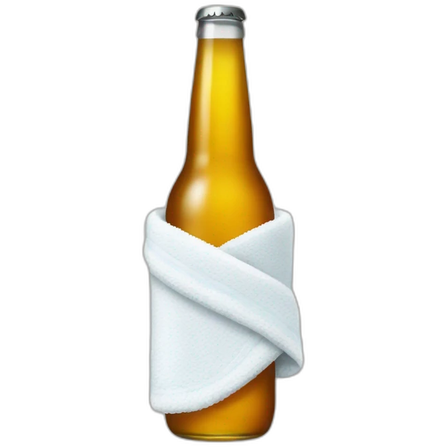 towel drink beer emoji