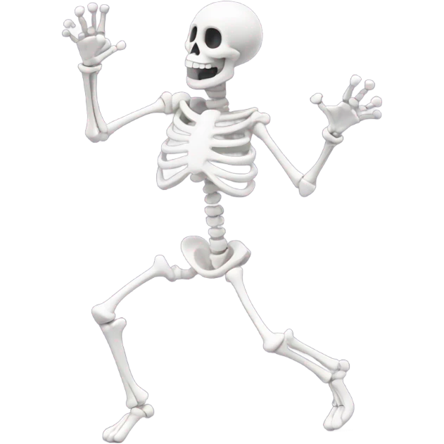 Dancing skeleton emoji