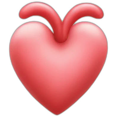 Heart explanation mark emoji