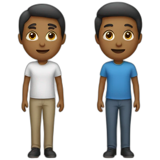 two persons speaking emoji
