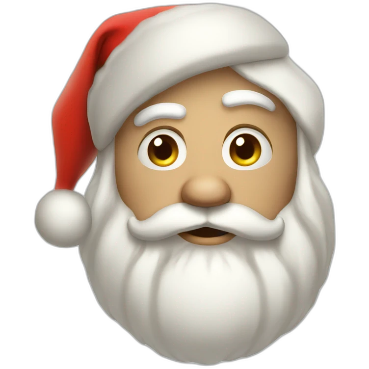 cool russian santa claus emoji