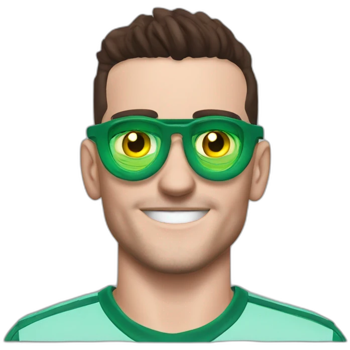 John McGinn finger goggles Aston villa emoji