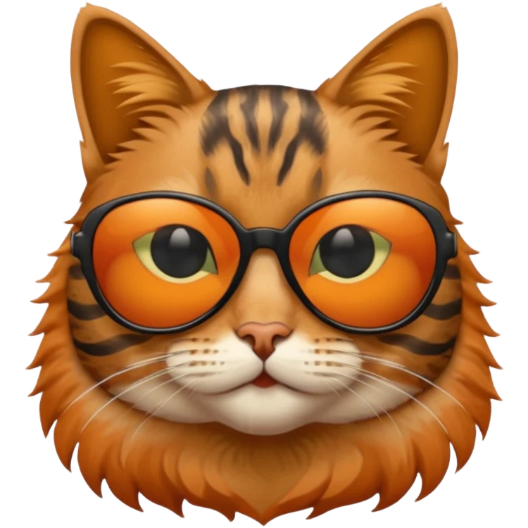Cat wearing sunglasses emoji