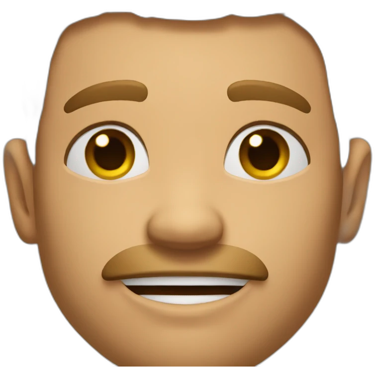 strong muscilar male face emoji